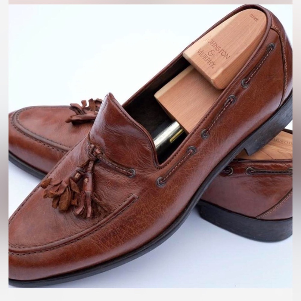 Italian leather loafers
